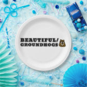 Schön/Groundhogs Pappteller (Party)