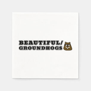 Schön/Groundhogs Serviette