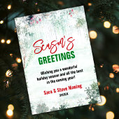 Schön grüne, weiße Wolle im Winter Weihnachten Par