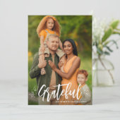 SCHÖN | Grußkarte für Erntedank Feiertagskarte (Stehend Vorderseite)