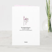 Schön! Happy Birthday Dangle Karte (Rückseite)