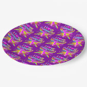 SCHÖN I LIEBE GYMNASTICS PAPIERTELLER (Schrägansicht)