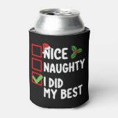 Schön, ich habe meine beste Weihnachtszettel-Famil Dosenkühler (Kanne Vorderseite)