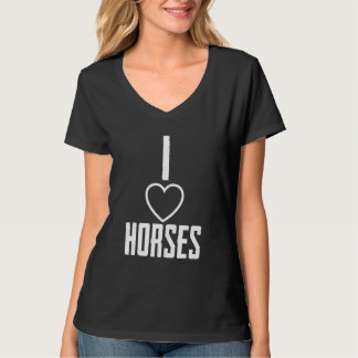 Schön, ich liebe Pferde für Reiter Pferd T-Shirt