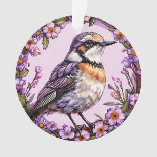 Schön illustrierter Vogel Ornament