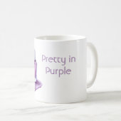 Schön in Lila Nagellack Kaffeetasse (VorderseiteRechts)