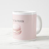 Schön in Rosa Macaron Jumbo-Tasse (Vorderseite Rechts)