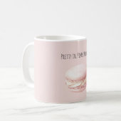 Schön in Rosa Macaron Kaffeetasse (Vorderseite Links)