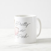 Schön in Rosa Weiße Nagellack Kaffeetasse (VorderseiteRechts)