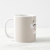 Schön in Rosé Waschbär Kaffeetasse (Links)