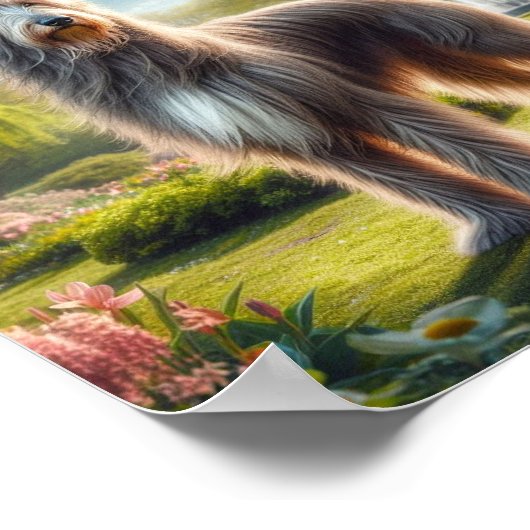 schön Irish Wolfhound Poster (Ecke)