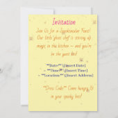 Schön - Kawaii Ghost Cooking Party Invit Einladung (Rückseite)