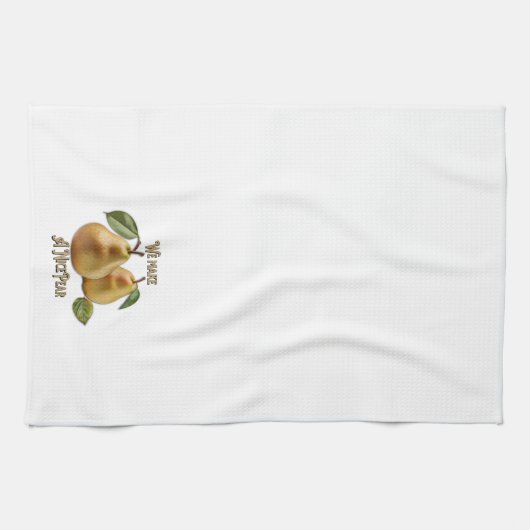 "Schön!" Küchenpun Geschirrtuch (Horizontal)