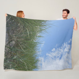 schön, Landschaft, Dünen, Gras, Himmel, Sommer, Fleecedecke