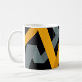 Schön, lebendig, modern, urbane grafische Wege Kaffeetasse (Links)