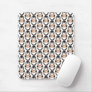 Schön, mich zu treffen - Pinguin-Signatur Mousepad