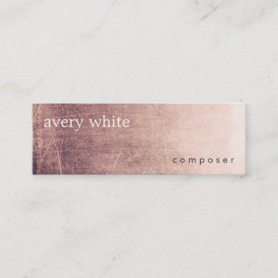 Schön Minimalistischer Texturlook Mini Visitenkarte