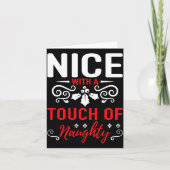 Schön mit einem Hauch von Frechheit  Karte (Vorderseite)