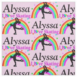 SCHÖN PERSONALISIERT I LIEBE SKATEN FABRIC STOFF