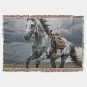 Schön, Pferd, Natur, werfen Decke