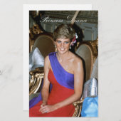 Schön! Princess Diana Thailand 1988 Briefpapier (Vorne/Hinten)