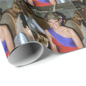 Schön! Princess Diana Thailand 1988 Geschenkpapier (Rolleneckpunkt)
