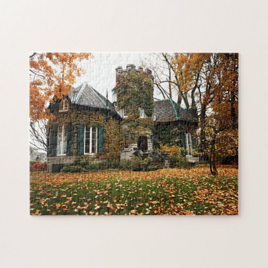Schön! Puzzle - Burg Zuhause im Herbst (Horizontal)
