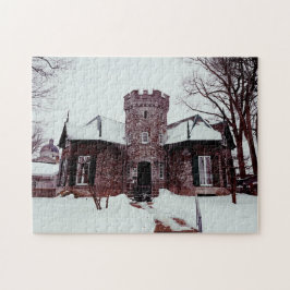 Schön! Puzzle - Burg Zuhause Im Winter