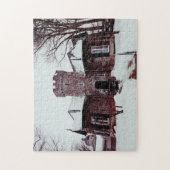 Schön! Puzzle - Burg Zuhause Im Winter (Vertikal)