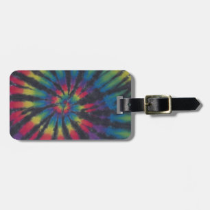 Schön Rainbow Swirl Spiral Gefärbte Krawatte PhatD Gepäckanhänger