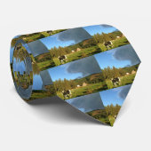 Schön, Rinder, Scheune Krawatte (Gerollt)