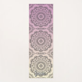Schön rosa Mandala Pattern Yoga Mat Yogamatte (Vorderseite)