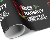 Schön, schade, dass ich Weihnachten perfekt halte Geschenkpapier (Rolleneckpunkt)