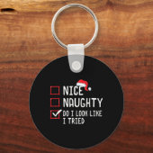 Schön, schaut es aus, als ob ich versucht Weihnach Schlüsselanhänger (Vorderseite)