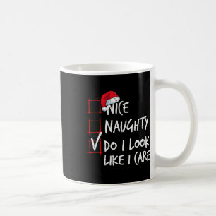 Schön, schaut es aus, als ob ich Weihnachtsliste p Kaffeetasse