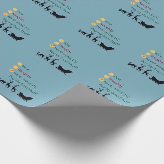 Schön, schmutzig, kein Verstand, ich werde meine e Geschenkpapier (Ecke)