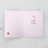 Schön Sie! Alles Gute zum Geburtstag baumelt Karte (Innenseite)