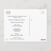 Schön, Sternenüberlagerung, Jahrestag, Angewohnhei Postkarte (Rückseite)