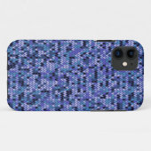 Schön , Strickmuster , gestrickt , blau und Case-Mate iPhone Hülle (Rückseite (Horizontal))