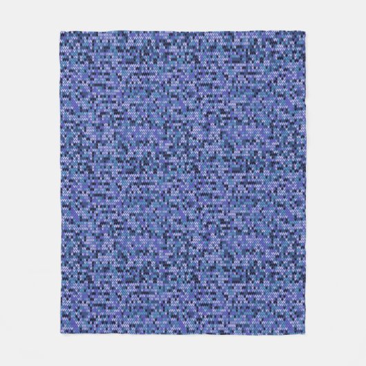 Schön , Strickmuster , gestrickt , blau und Fleecedecke (Vorderseite)