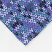 Schön , Strickmuster , gestrickt , blau und Fleecedecke (Ecke)