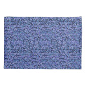 Schön , Strickmuster , gestrickt , blau und Kissenbezug (Rückseite)