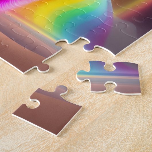 Schön süß und farbenfroh Niedlich Fluffy Llama Puzzle (Seite)