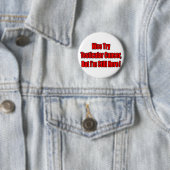 Schön testen Sie den Hodenkrebs. Button (Beispiel)