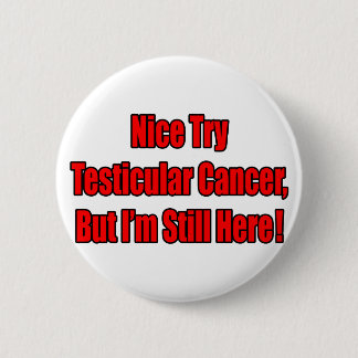 Schön testen Sie den Hodenkrebs. Button