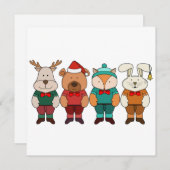 Schön Tiere bereit für den Winter (Vorne/Hinten)