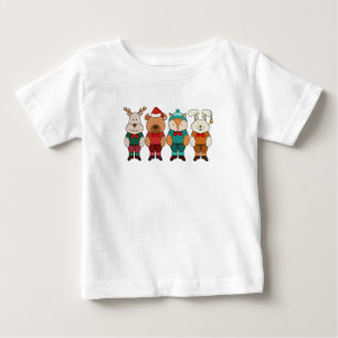 Schön Tiere bereit für den Winter Baby T-shirt