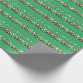 Schön Tiere bereit für den Winter Geschenkpapier (Ecke)