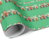 Schön Tiere bereit für den Winter Geschenkpapier (Rolleneckpunkt)