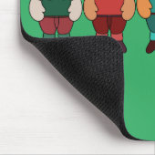 Schön Tiere bereit für den Winter Mousepad (Ecke)